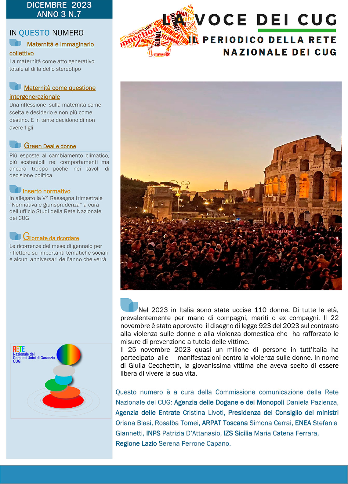 Magazine La Voce dei CUG – dicembre 2023